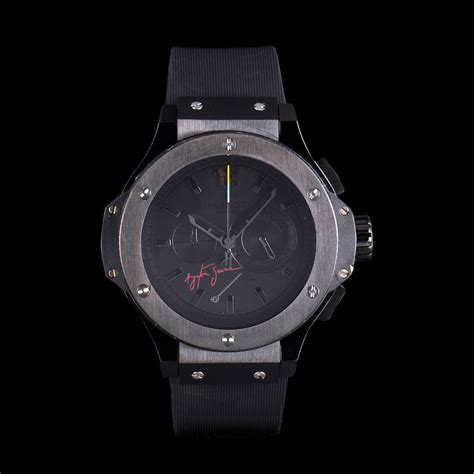 hublot limited edition ayrton senna black dial watch|Hublot king Ayrton Senna.